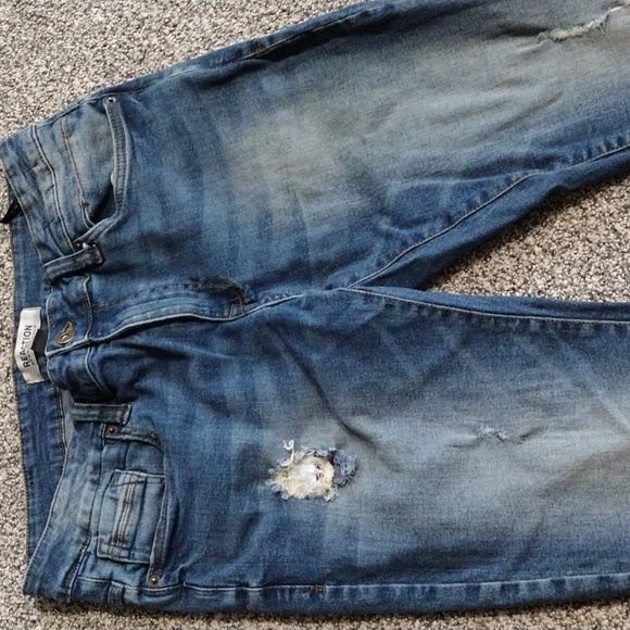 Reaction Kenneth Cole Men's Jeans 32/32 Dark Denim Wash - Picture 3 of 8